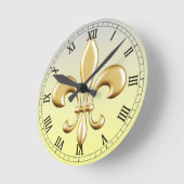 Fleur de Lis Ronde Klok (Hoek)