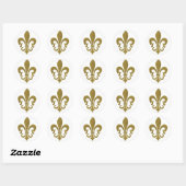 FLEUR DE LIS RONDE STICKER (Vel)