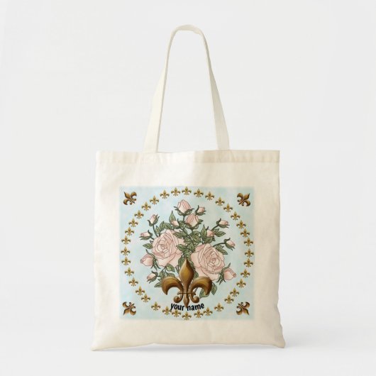 Fleur De Lis Rozen tas (Voorkant)