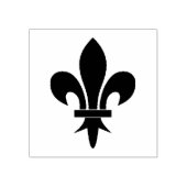 Fleur de Lis Rubber Stamp Rubberstempel (Afrduk)