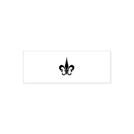 Fleur-de-Lis Rubberstempel Zelfinktende Stempel (Design)