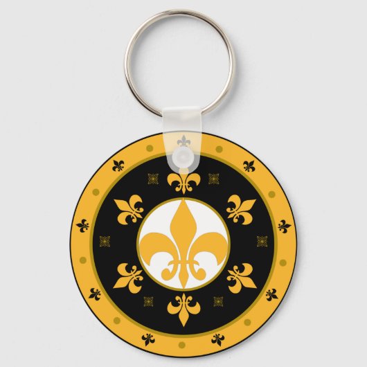 fleur de lis sleutelhanger (Voorkant)