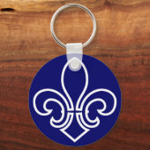 Fleur de Lis Sleutelhanger (Voorkant)