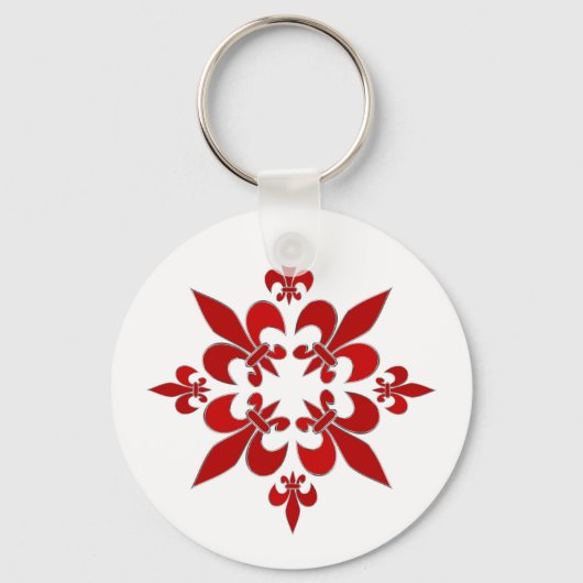 Fleur de Lis Sleutelhanger (Voorkant)