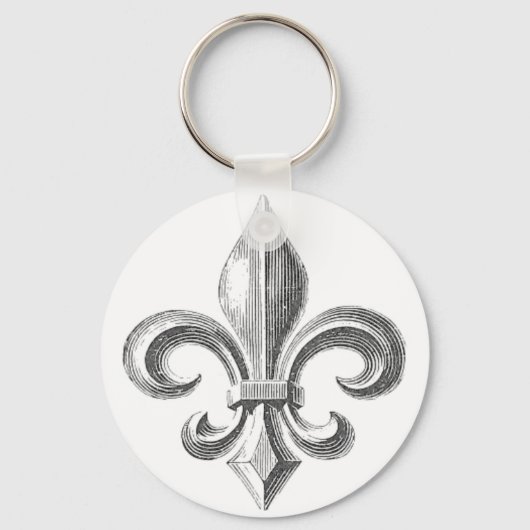 Fleur de Lis Sleutelhanger (Voorkant)