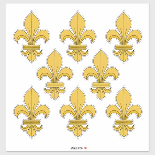 Fleur-de-lis Sticker (Vel)