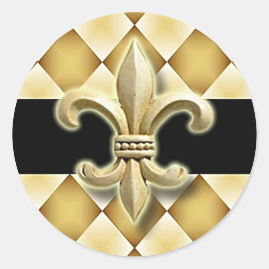Fleur de Lis Sticker (Voorkant)
