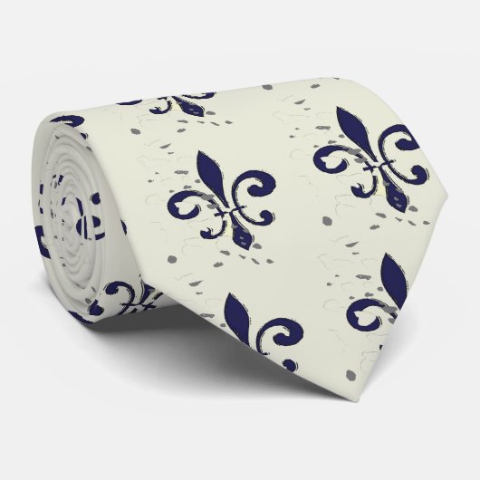 Fleur De Lis Stropdas (Opgerold)