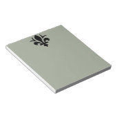Fleur de Lis sur le carnet de notes (Incliné)