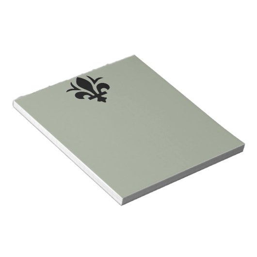 Fleur de Lis sur le carnet de notes (Incliné)