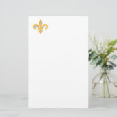 Fleur de Lis-symbool Briefpapier (Staand voorkant)