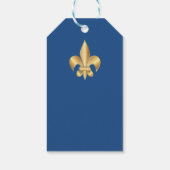 Fleur de Lis-symbool Cadeaulabel (Achterkant)
