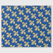 Fleur de Lis-symbool Cadeaupapier (Vlak)