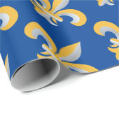 Fleur de Lis-symbool Cadeaupapier (Rol Hoek)