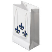 Fleur de Lis-symbool Klein Cadeauzakje (Voorkant Gekanteld)
