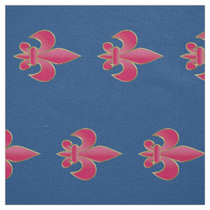 Fleur de Lis-symbool Stof