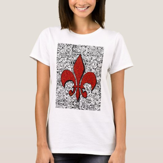 fleur de lis t-shirt (Voorkant)