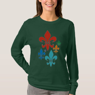 Fleur de lis T-shirt - customisé