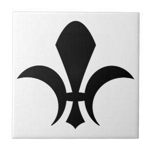 Fleur-de-Lis Tegeltje