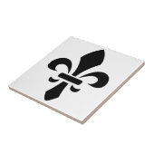 Fleur-de-Lis Tegeltje (Zijkant)