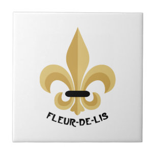 Fleur-De-Lis Tegeltje
