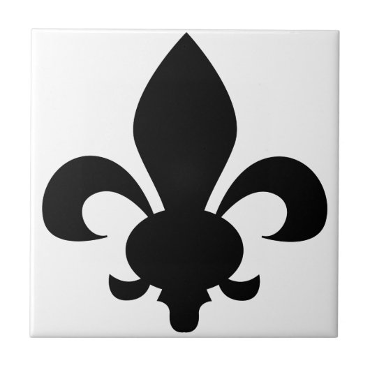 Fleur-de-Lis Tegeltje (Voorkant)