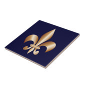 Fleur de lis tegeltje (Zijkant)
