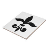 Fleur-de-Lis Tegeltje (Zijkant)