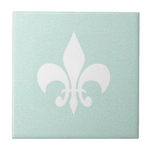 Fleur-de-Lis Tile Tegeltje