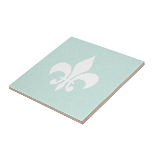 Fleur-de-Lis Tile Tegeltje (Zijkant)