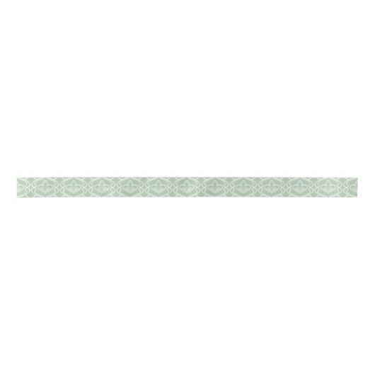 Fleur de lis Trellis Sage Lint (Voorkant)