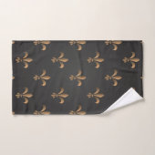 Fleur de lis, vintage, élégant, chic.classy, motif (Serviette à main)