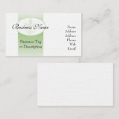 Fleur de lis visitekaartje (Voorkant / Achterkant)