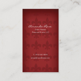 Fleur de lis Visitekaartje