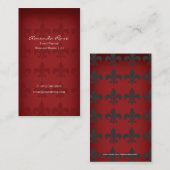 Fleur de lis Visitekaartje (Voorkant / Achterkant)
