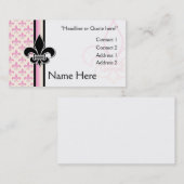 Fleur de Lis Visitekaartje (Voorkant / Achterkant)