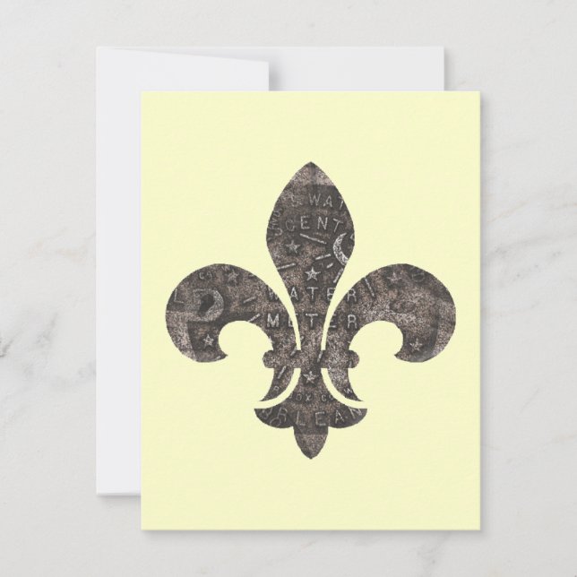 Fleur De Lis Water Meter Deksel (Voorkant)