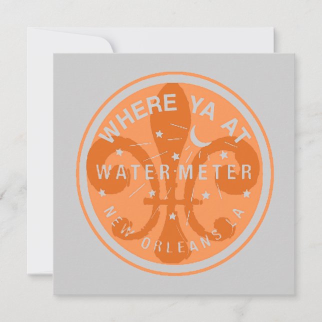 Fleur De Lis Water Meter Deksel (Voorkant)