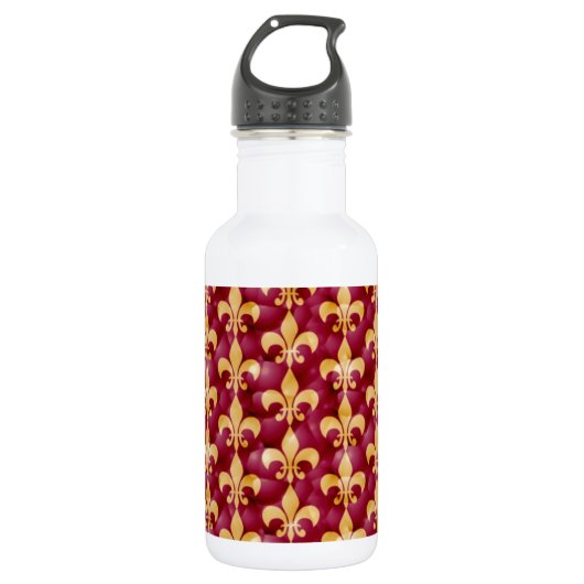 Fleur de lis waterfles (Voorkant)