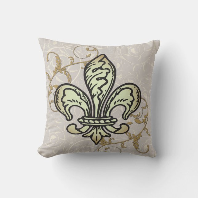 FLeur de lis-werpkussen Kussen (Voorkant)