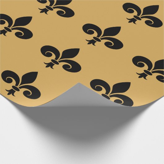 Fleur De Lis Wrapping Paper Cadeaupapier (Hoek)