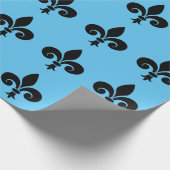 Fleur De Lis Wrapping Paper Cadeaupapier (Hoek)