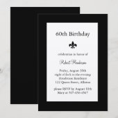 Fleur de Lise Invitation au champagne (Devant / Derrière)