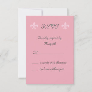 Fleur de Lise RSVP en Pretty Pink