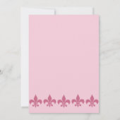 Fleur de Lise Save the Date in  Pinks (Achterkant)