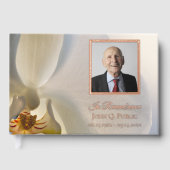 Fleur de l'orchidée blanche Célébration de la vie  (Recto)