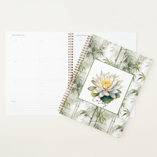 Fleur de Lotus Bambou (Devant avec enveloppe)