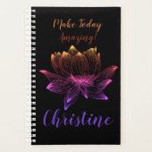 Fleur de Lotus colorée Yoga Méditation Amateurs (Devant)