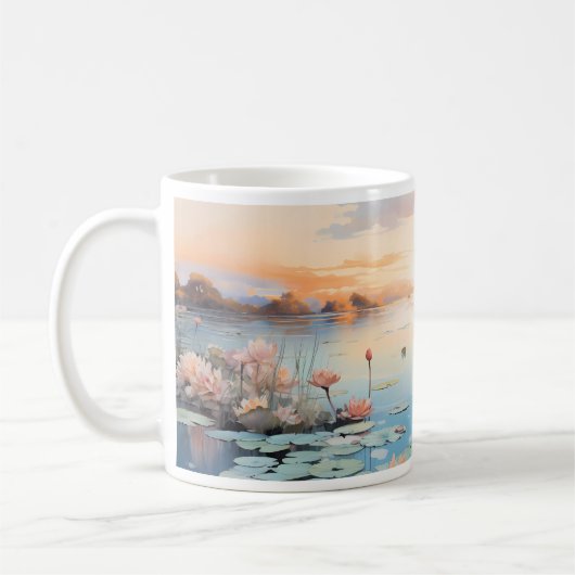 Fleur de Lotus Dans Votre Tasse (Gauche)