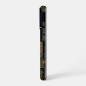 Fleur de Lotus Doré | Coque iPhone 16 Pro (Côté gauche)